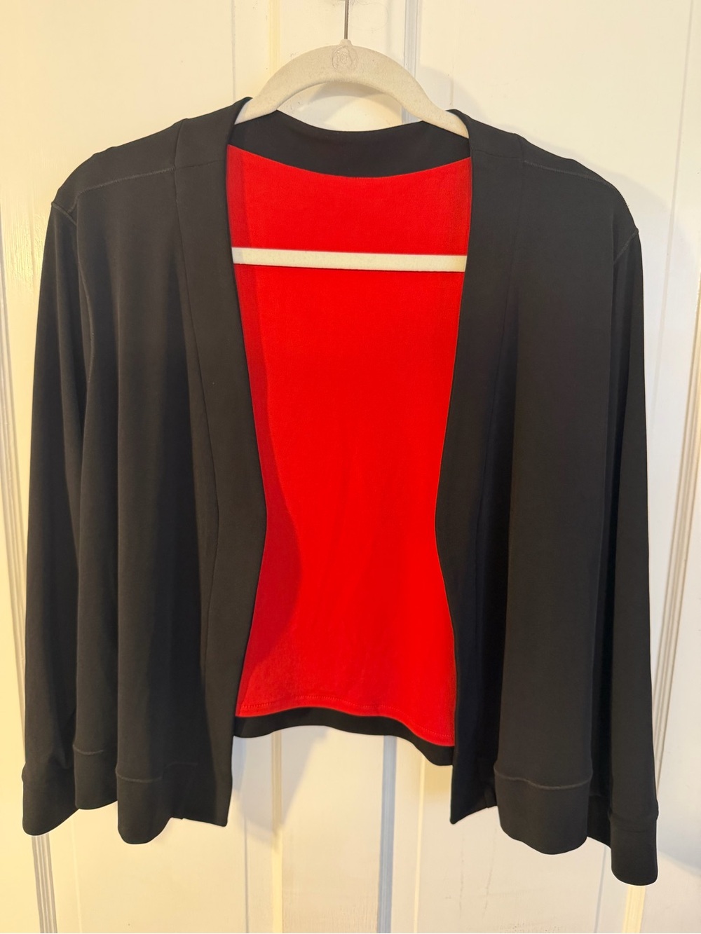Eva Varro Reversible Open Front Jacket 1X
